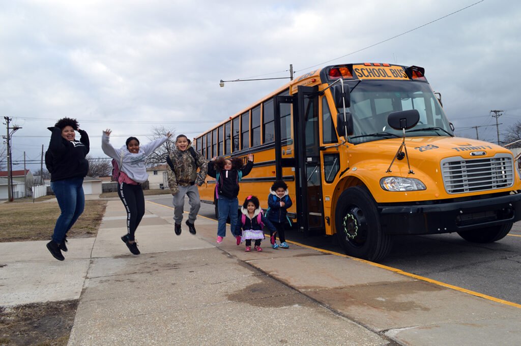 yellow school bus rental